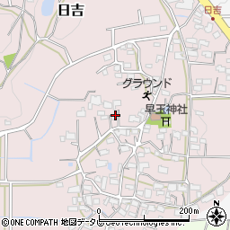 福岡県八女郡広川町日吉364-1周辺の地図