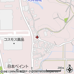 福岡県八女郡広川町日吉522周辺の地図
