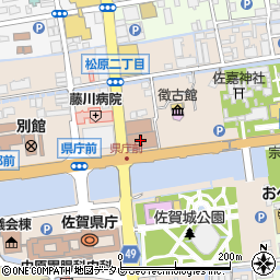 ゆうちょ銀行佐賀店 ＡＴＭ周辺の地図