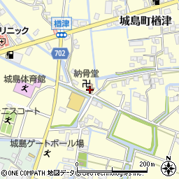 楢津公民館周辺の地図