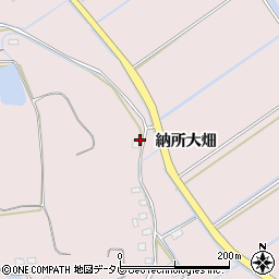 佐賀県多久市東多久町納所大畑3736周辺の地図