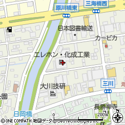 エレホン・化成工業周辺の地図
