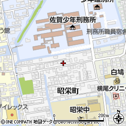 佐賀県佐賀市昭栄町4-15周辺の地図