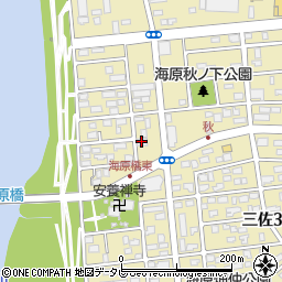 救世主教三佐教会周辺の地図