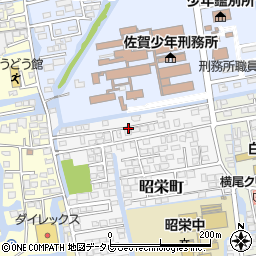 佐賀県佐賀市昭栄町4周辺の地図