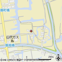 佐賀県佐賀市鍋島町八戸1737周辺の地図