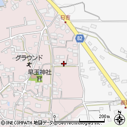 福岡県八女郡広川町日吉268周辺の地図