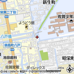 佐賀県佐賀市昭栄町4-62周辺の地図