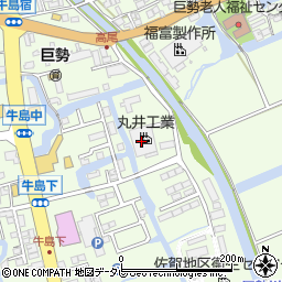 丸井産業株式会社　佐賀営業所周辺の地図