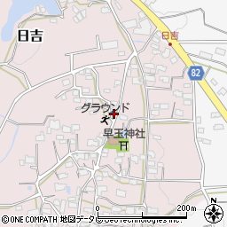 福岡県八女郡広川町日吉431周辺の地図