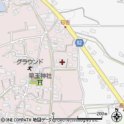 福岡県八女郡広川町日吉270周辺の地図