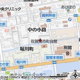 ＮＴＴコム佐賀中の小路ビル周辺の地図