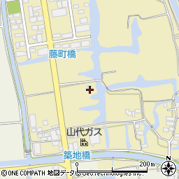 佐賀県佐賀市鍋島町八戸1972周辺の地図