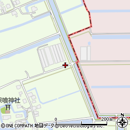 佐賀県佐賀市巨勢町東西361-6周辺の地図