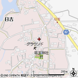 福岡県八女郡広川町日吉433周辺の地図