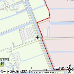佐賀県佐賀市巨勢町東西361-77周辺の地図