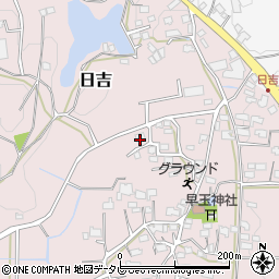 福岡県八女郡広川町日吉446-3周辺の地図