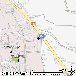 福岡県八女郡広川町日吉278周辺の地図