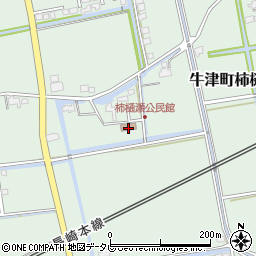 柿樋瀬公民館周辺の地図