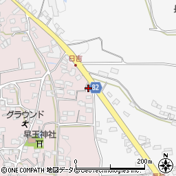 福岡県八女郡広川町日吉279周辺の地図