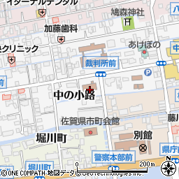 佐賀地方検察庁周辺の地図