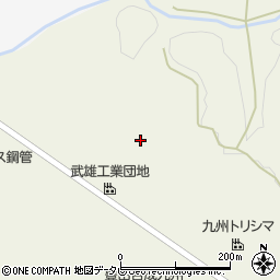 株式会社サニックス　武雄工場周辺の地図