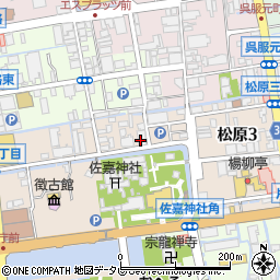 佐賀セントラル会館周辺の地図