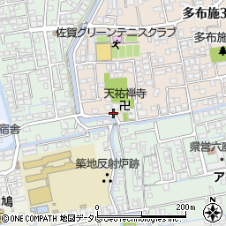 佐賀県佐賀市多布施3丁目13-18周辺の地図