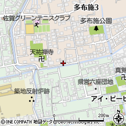 佐賀県佐賀市多布施3丁目13-3周辺の地図