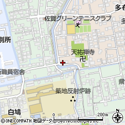 佐賀県佐賀市多布施3丁目13-24周辺の地図