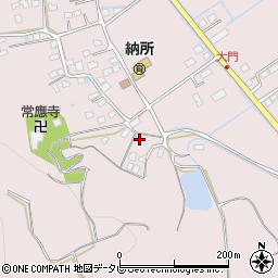 佐賀県多久市東多久町納所大畑3429周辺の地図