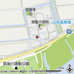 佐賀県神埼市千代田町迎島2065周辺の地図