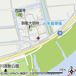 佐賀県神埼市千代田町迎島2083周辺の地図