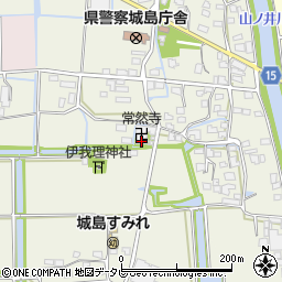 常然寺周辺の地図
