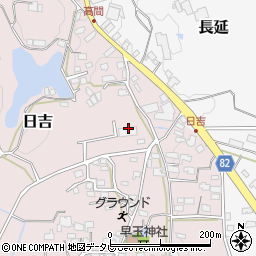 福岡県八女郡広川町日吉463-3周辺の地図