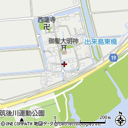佐賀県神埼市千代田町迎島2080周辺の地図