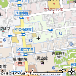 佐賀県佐賀市中央本町1周辺の地図
