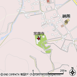 常應寺周辺の地図
