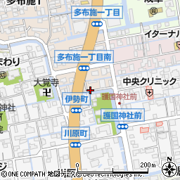 佐賀県佐賀市多布施1丁目1-7周辺の地図