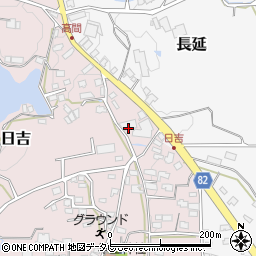 福岡県八女郡広川町日吉480周辺の地図