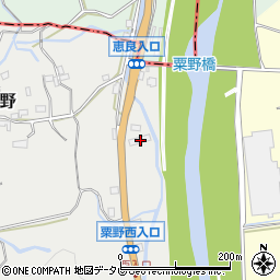 大分県玖珠郡九重町粟野1257-1周辺の地図