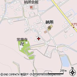 佐賀県多久市東多久町納所大畑3298周辺の地図