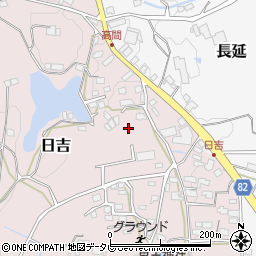 福岡県八女郡広川町日吉461周辺の地図