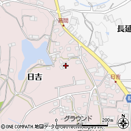 福岡県八女郡広川町日吉490-11周辺の地図