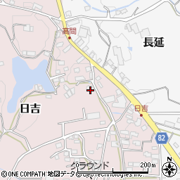 福岡県八女郡広川町日吉462周辺の地図