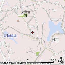 福岡県八女郡広川町日吉699周辺の地図