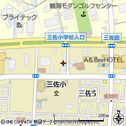 九州陸運協会（一般財団法人）　大分支部・三佐出張所周辺の地図