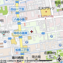 佐賀県佐賀市中央本町2周辺の地図