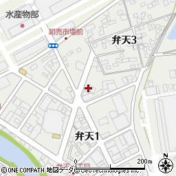 日本通運大分支店大分警送事業所周辺の地図