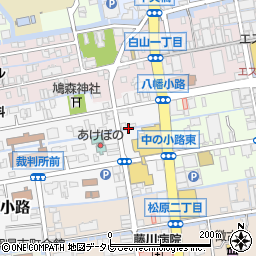 佐賀県佐賀市八幡小路1-1周辺の地図